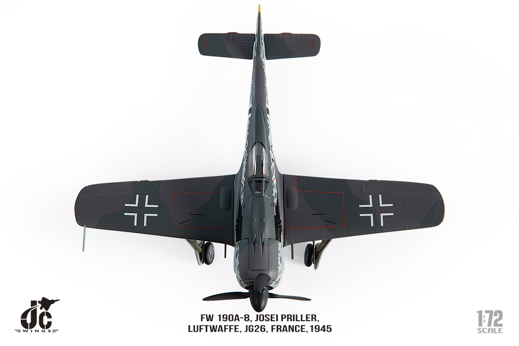 JCW-72-FW190-003 德國空軍FW-190A-8模型