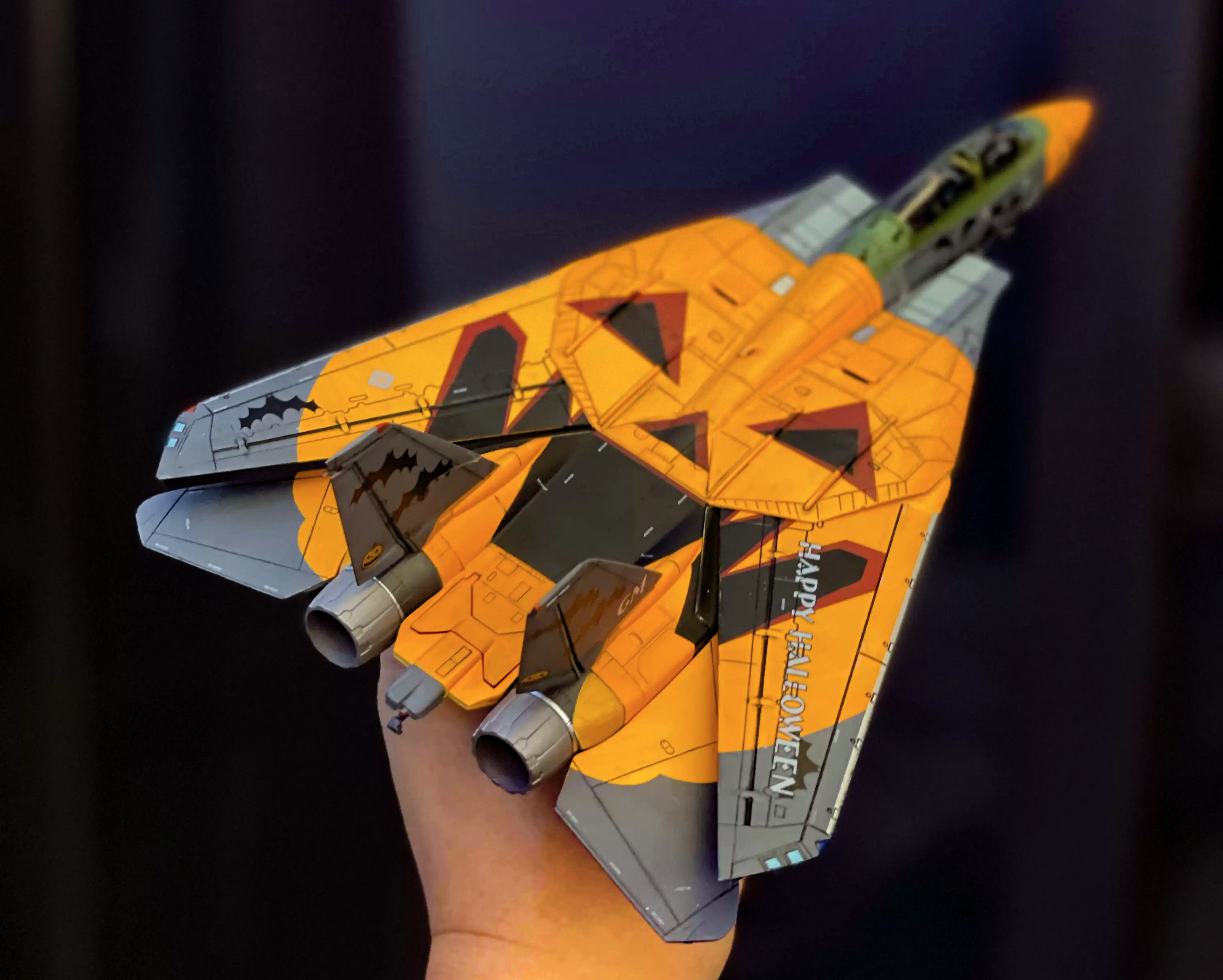 JCW-72-F14-011 美F-14D Ace Combat Pumpkin Face模型