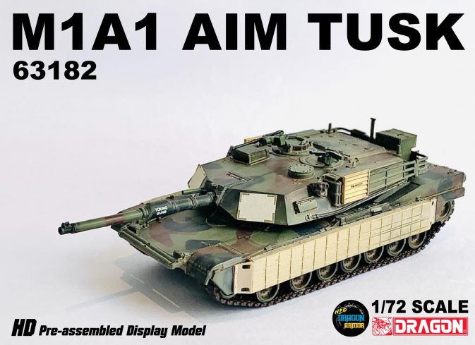 DA63182美國M1A1 AIM TUSK (附烏克蘭貼紙)