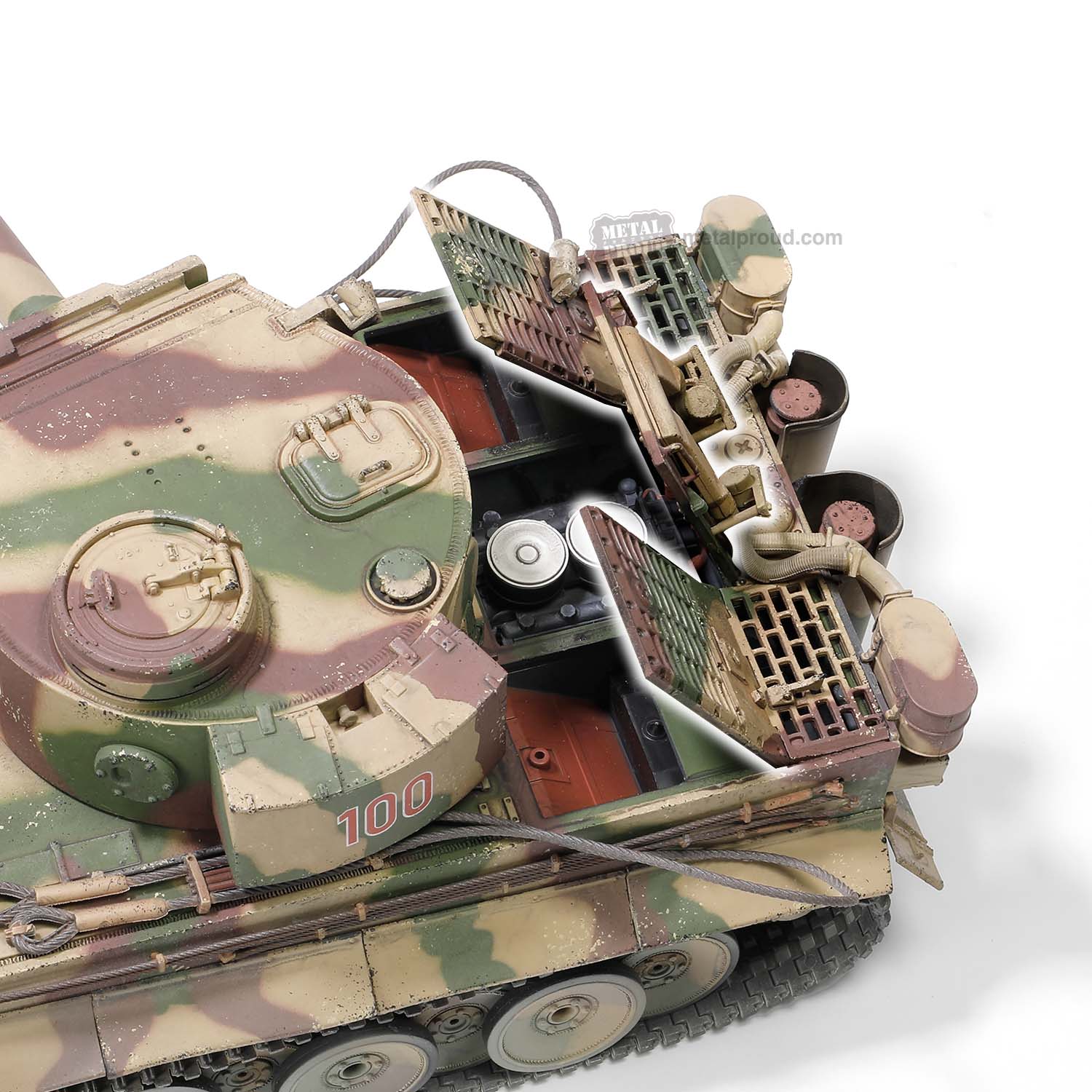 912043C德國虎式Tiger Tank坦克早期型模型1/32成品