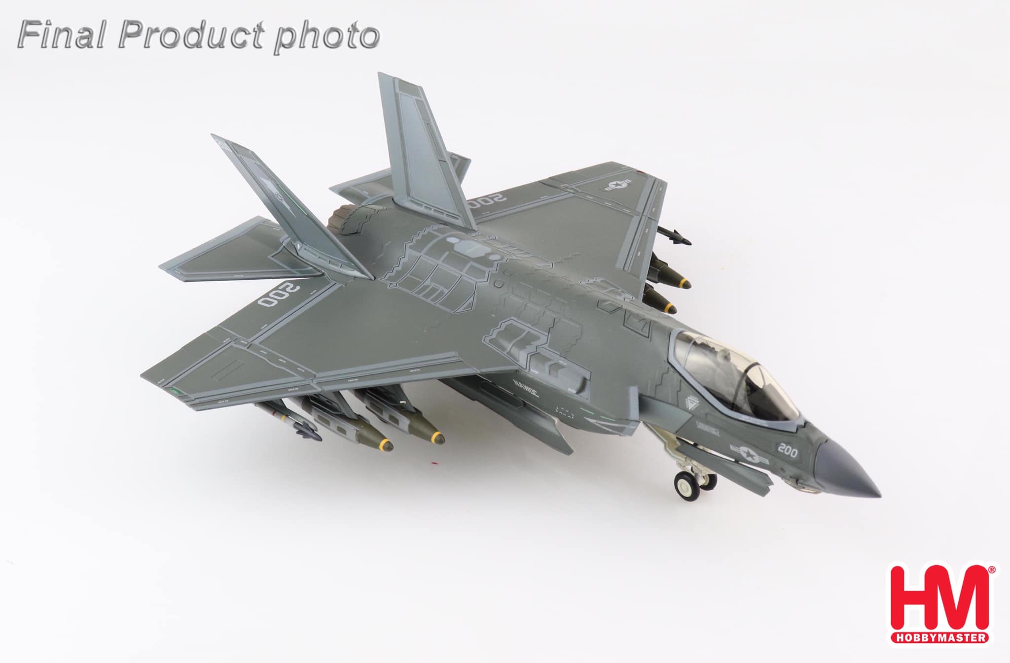 HA6206 美國海軍F-35C Lightning II JSF, NAWDC合金模型