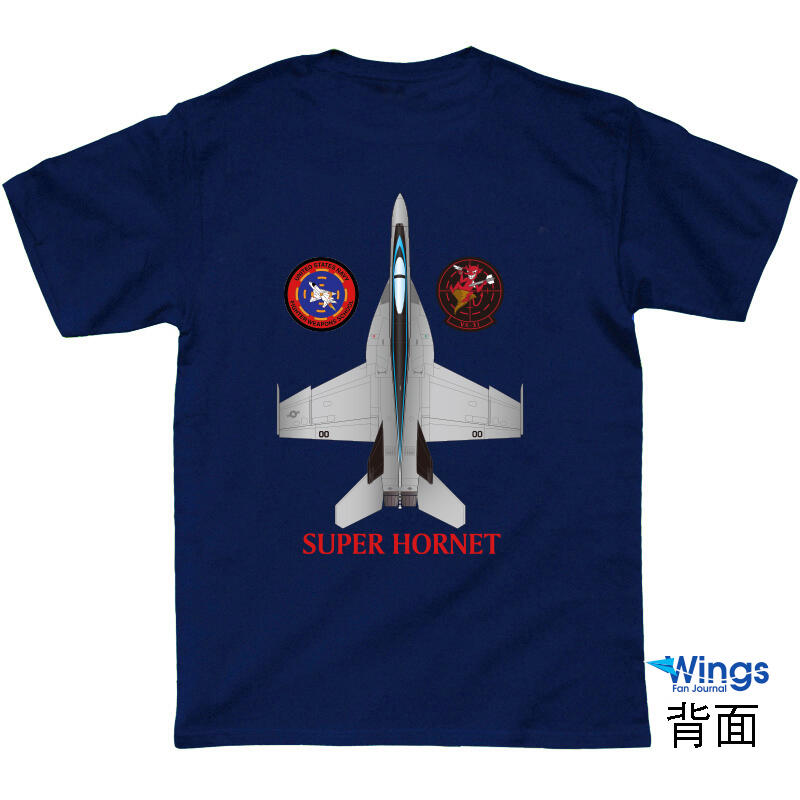 TS012 捍衛戰士TOP GUN VX-31短袖Tee湯姆克魯斯TOM CRUISE(深藍棉F-18版)