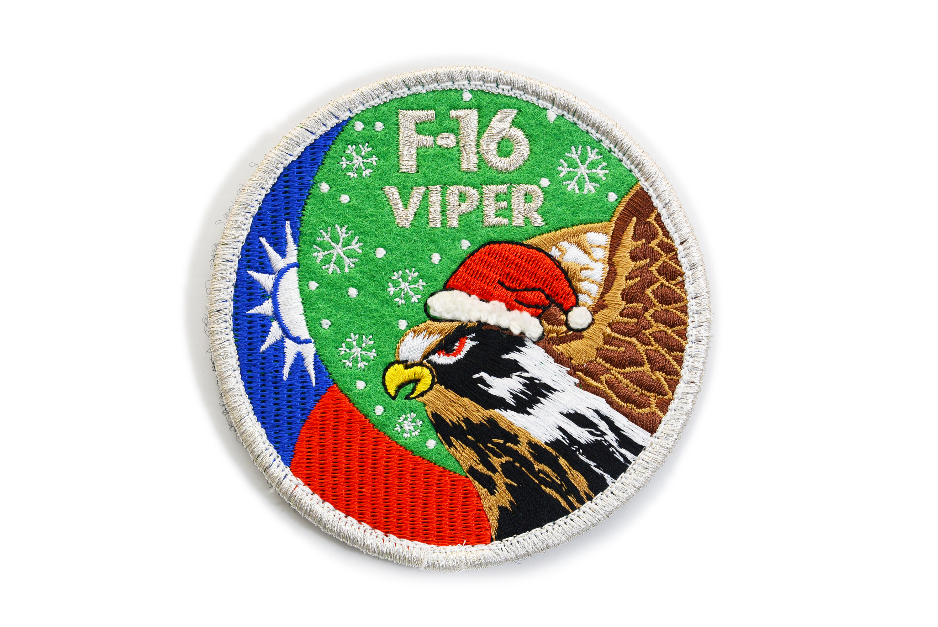 P0123台灣F-16 VIPER聖誕臂章