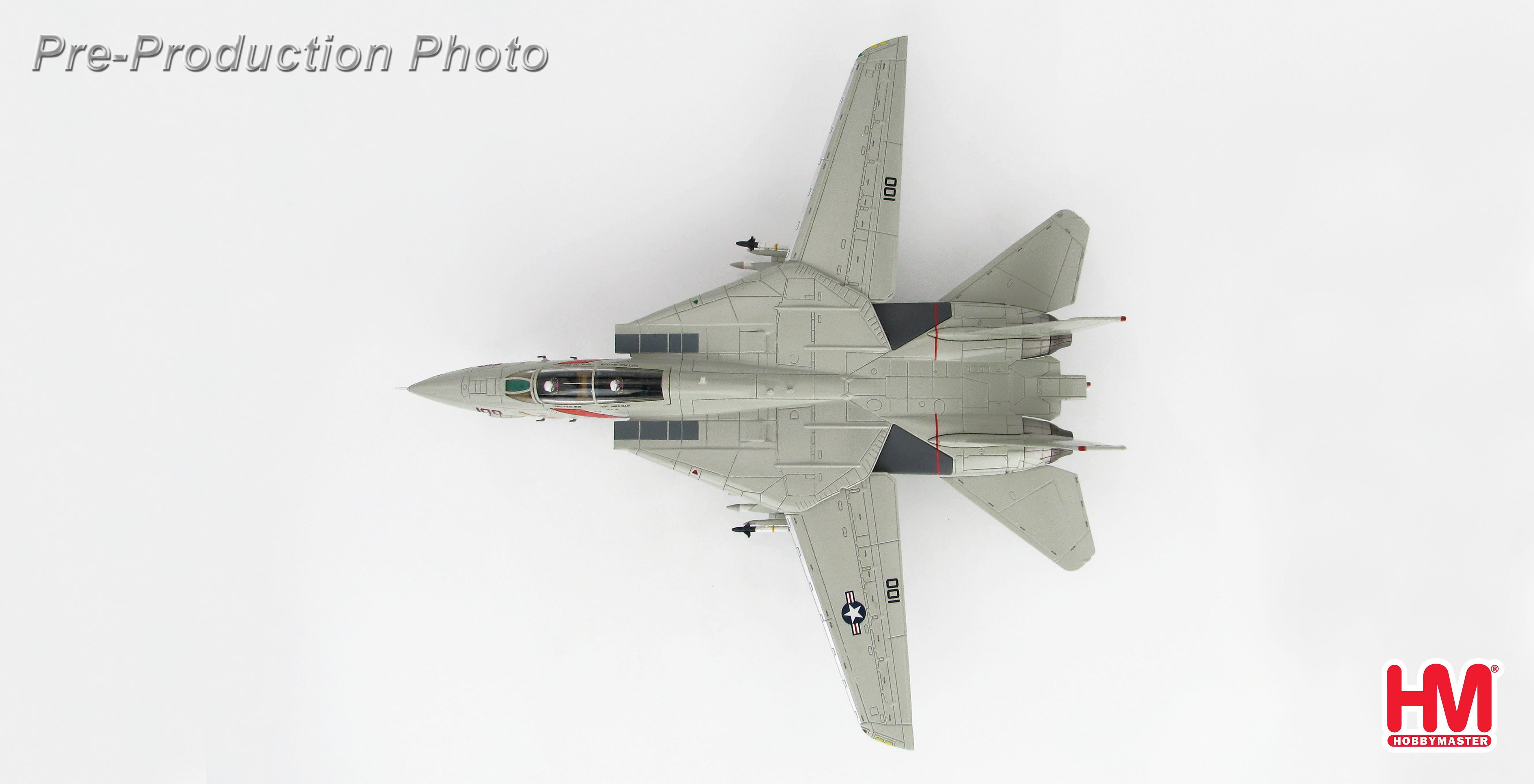 HA5216美軍VF-114 F-14A Aardvarks土豚CAG模型