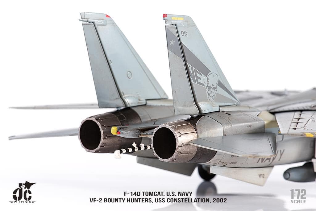 JCW-72-F14-009打敗陸軍F-14D美國海軍 VF-2賞金獵人USS 星座號2002 年#106模型