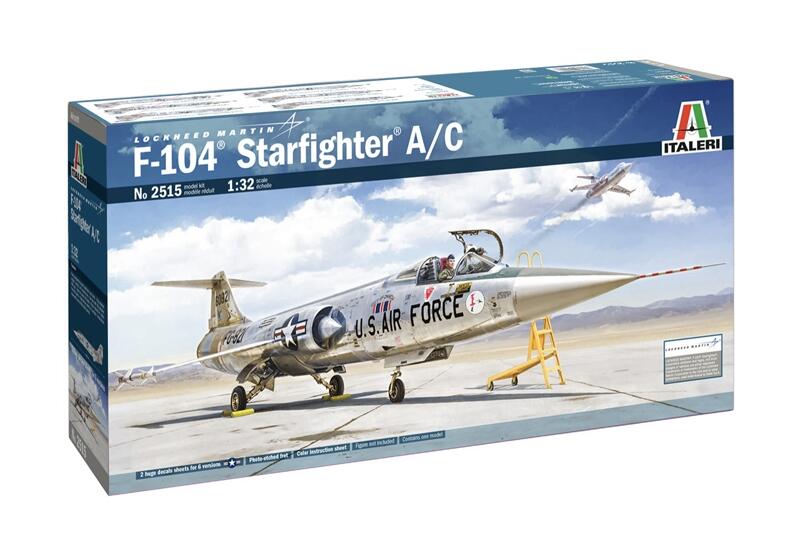 2515空軍F-104 A/C STARFIGHTER星式戰鬥機1/32模型