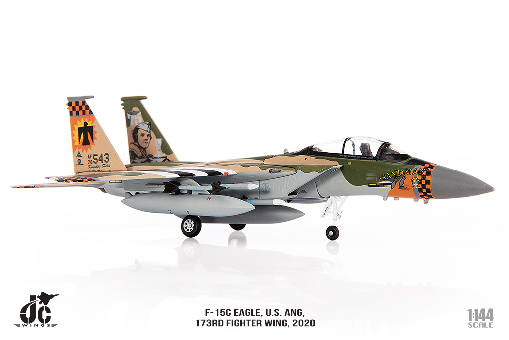 JCW-144-F15-005 美軍F-15C 173rd FW Kingsley Field 彩繪模型