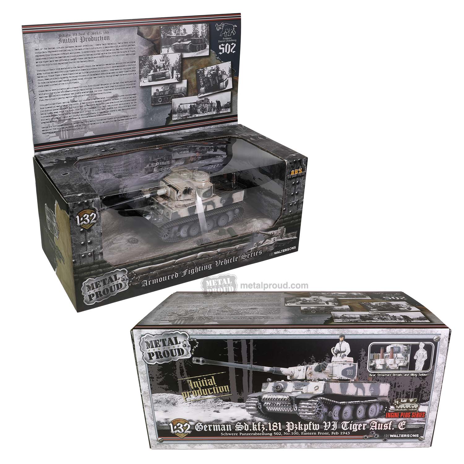 MP-912042B德國虎式TIGER坦克初期量產型(象耳)Sd.Kfz.181 PzKpfw VI模型1/32成品