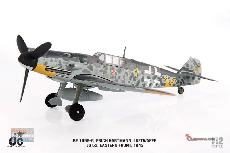 JCW-72-BF109-001  BF-109G梅塞施密特德國空軍成品模型