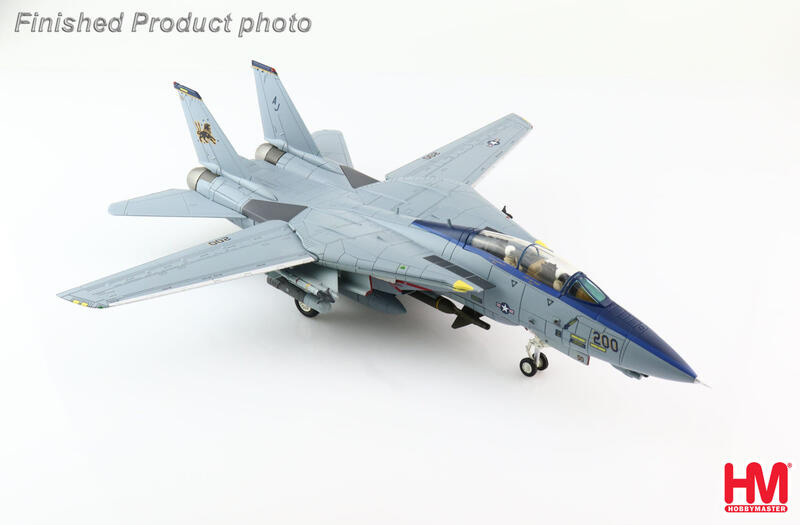 HA5238美軍VF-213黑獅 F-14D Tomcat雄貓164347最後巡航模型