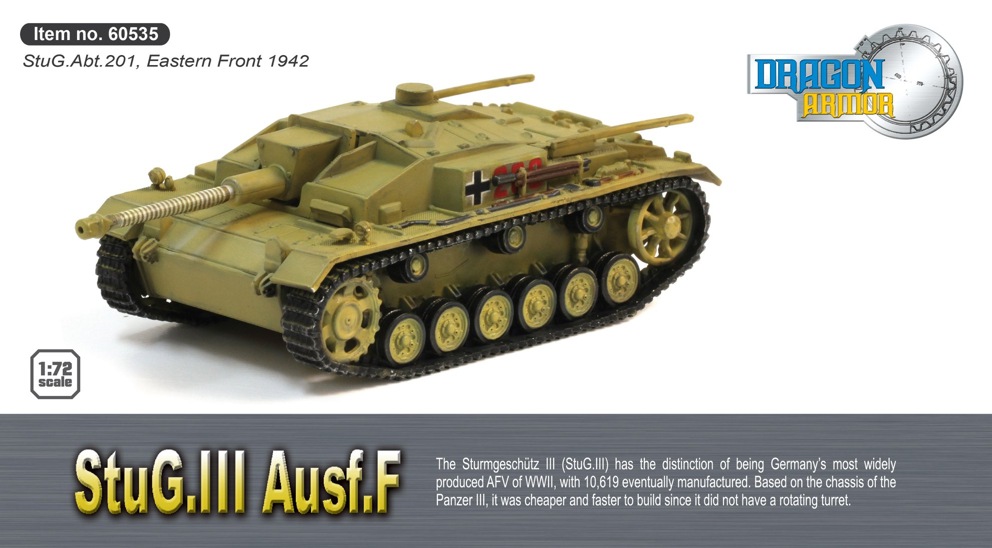 DA60535德國Stug.iii Ausf.f StuG.Abt.201 Front of The East 1942