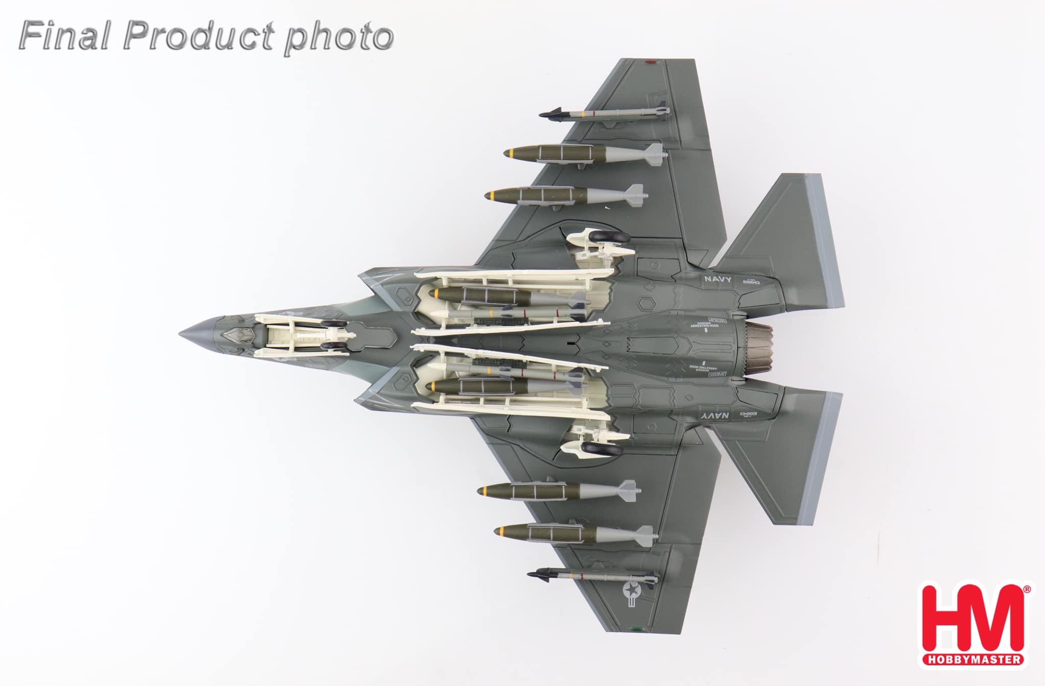 HA6206 美國海軍F-35C Lightning II JSF, NAWDC合金模型