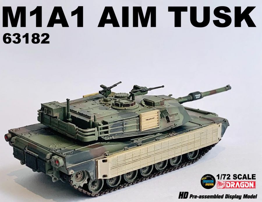 DA63182美國M1A1 AIM TUSK (附烏克蘭貼紙)