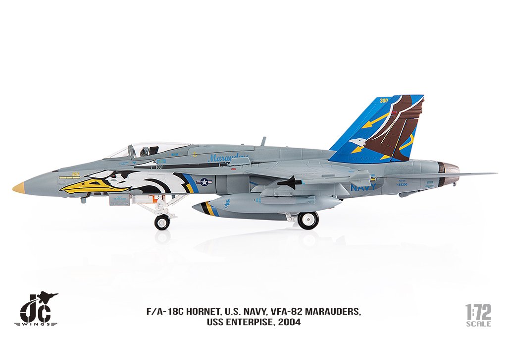 JCW-72-F18-014 美國海軍F-18C VFA-82彩繪模型