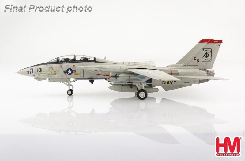 HA5230美軍VF-41 F-14A黑色王牌合金模型