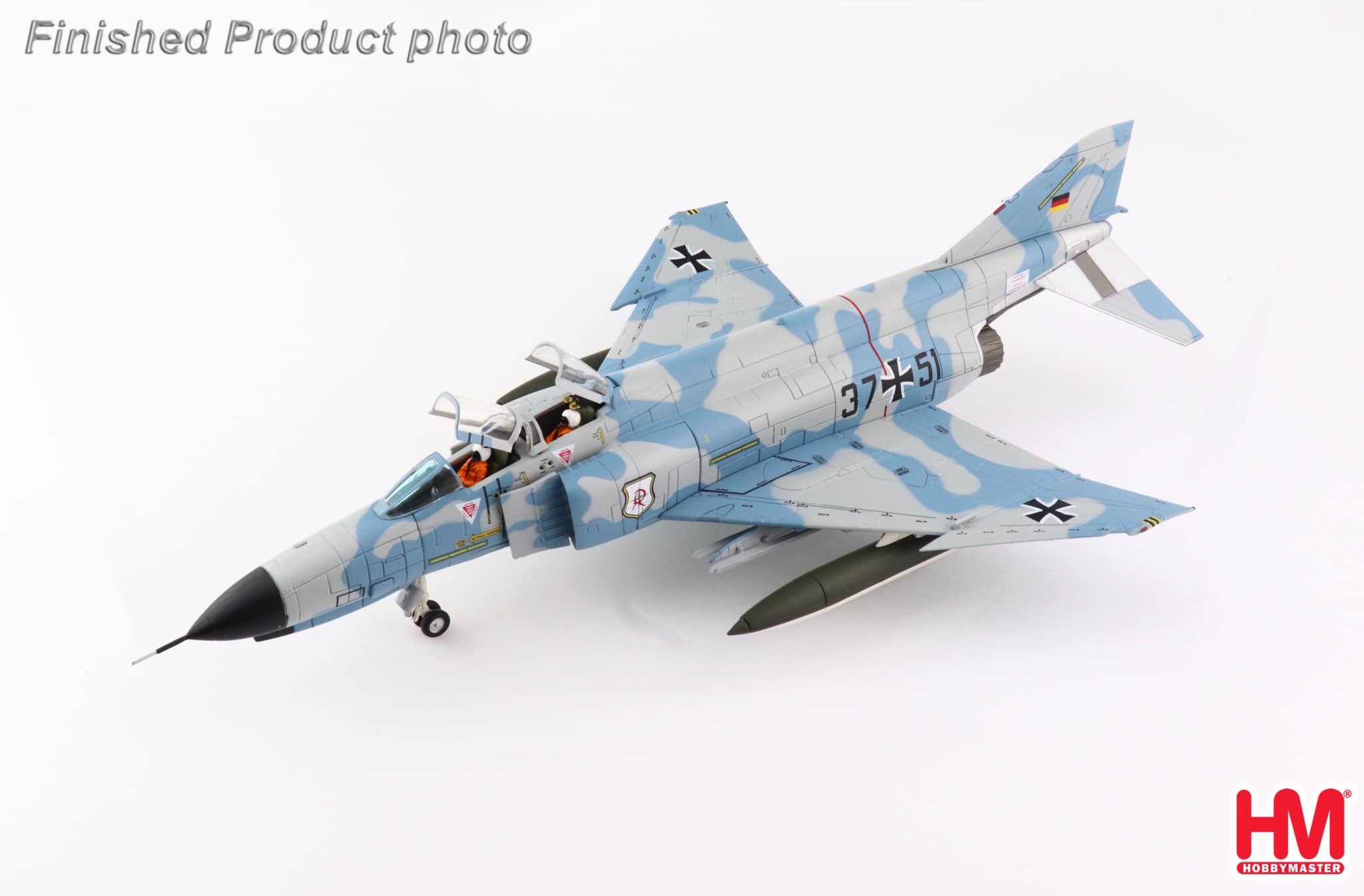 HA19030德國F-4F 37+51 Richthofen Luftwaffe合金模型1/72成品