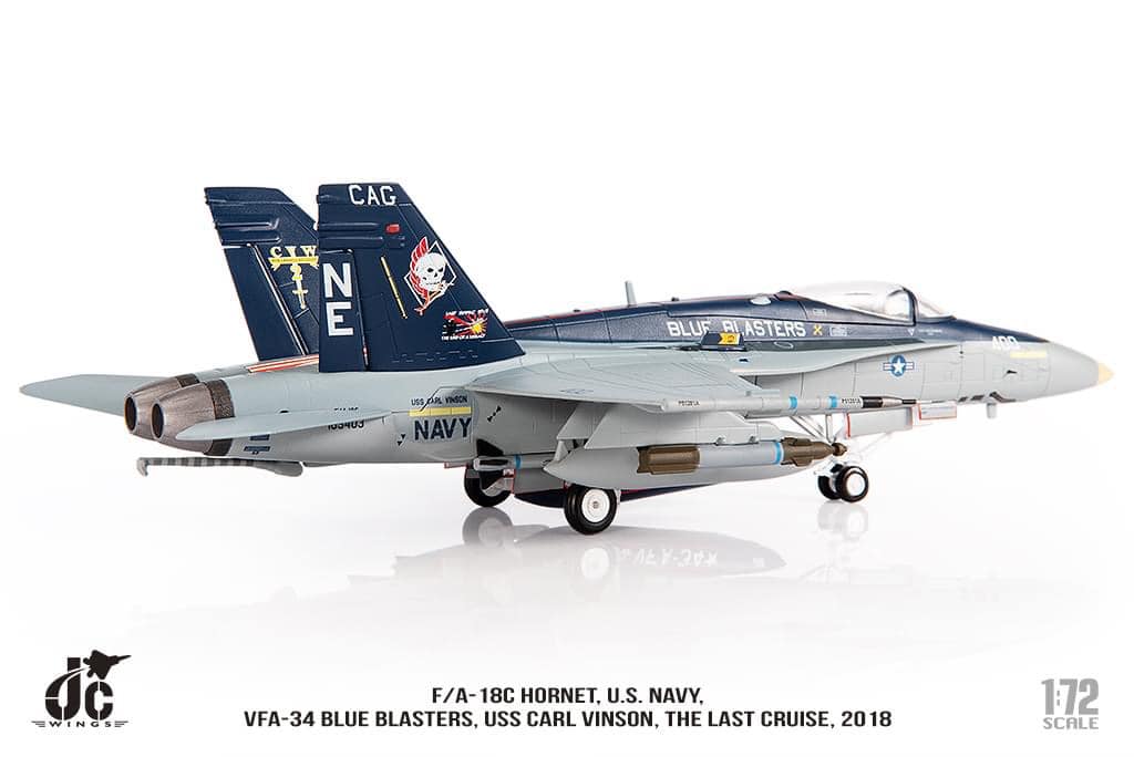 JCW-72-F18-018美國海軍F/A-18C第VFA-34中隊模型