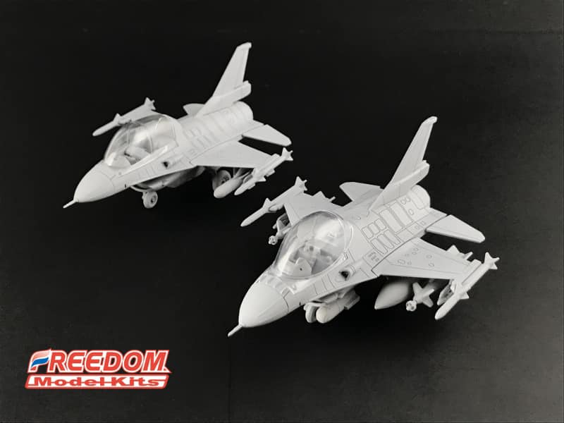 162708空軍花蓮太陽神F-16A/B蛋機模型2入