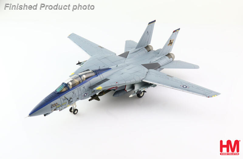 HA5238美軍VF-213黑獅 F-14D Tomcat雄貓164347最後巡航模型