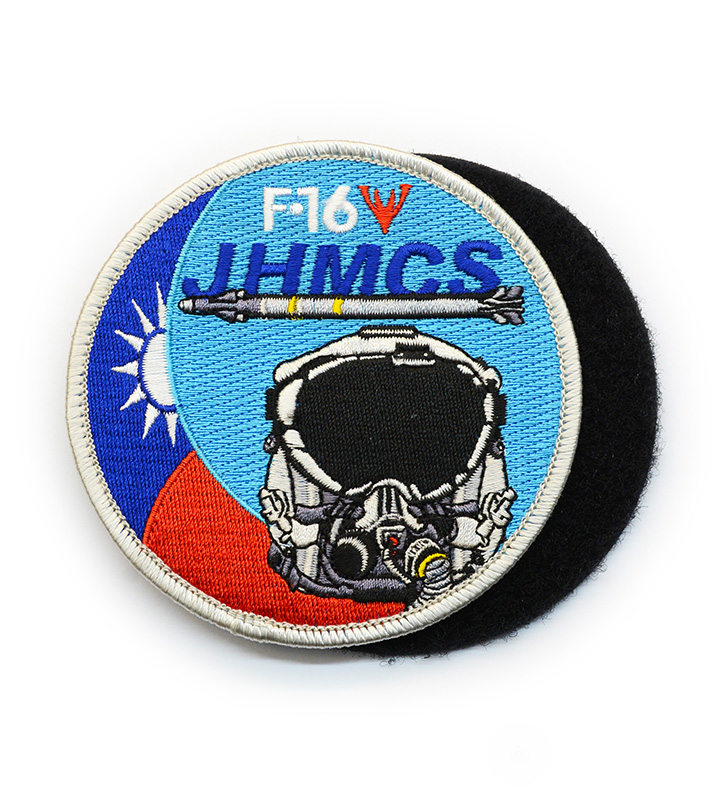 P0016 空軍F-16V JHMCS臂章(有魔鬼氈)AIM-9X