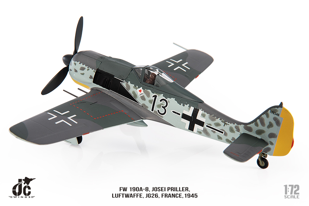 JCW-72-FW190-003 德國空軍FW-190A-8模型