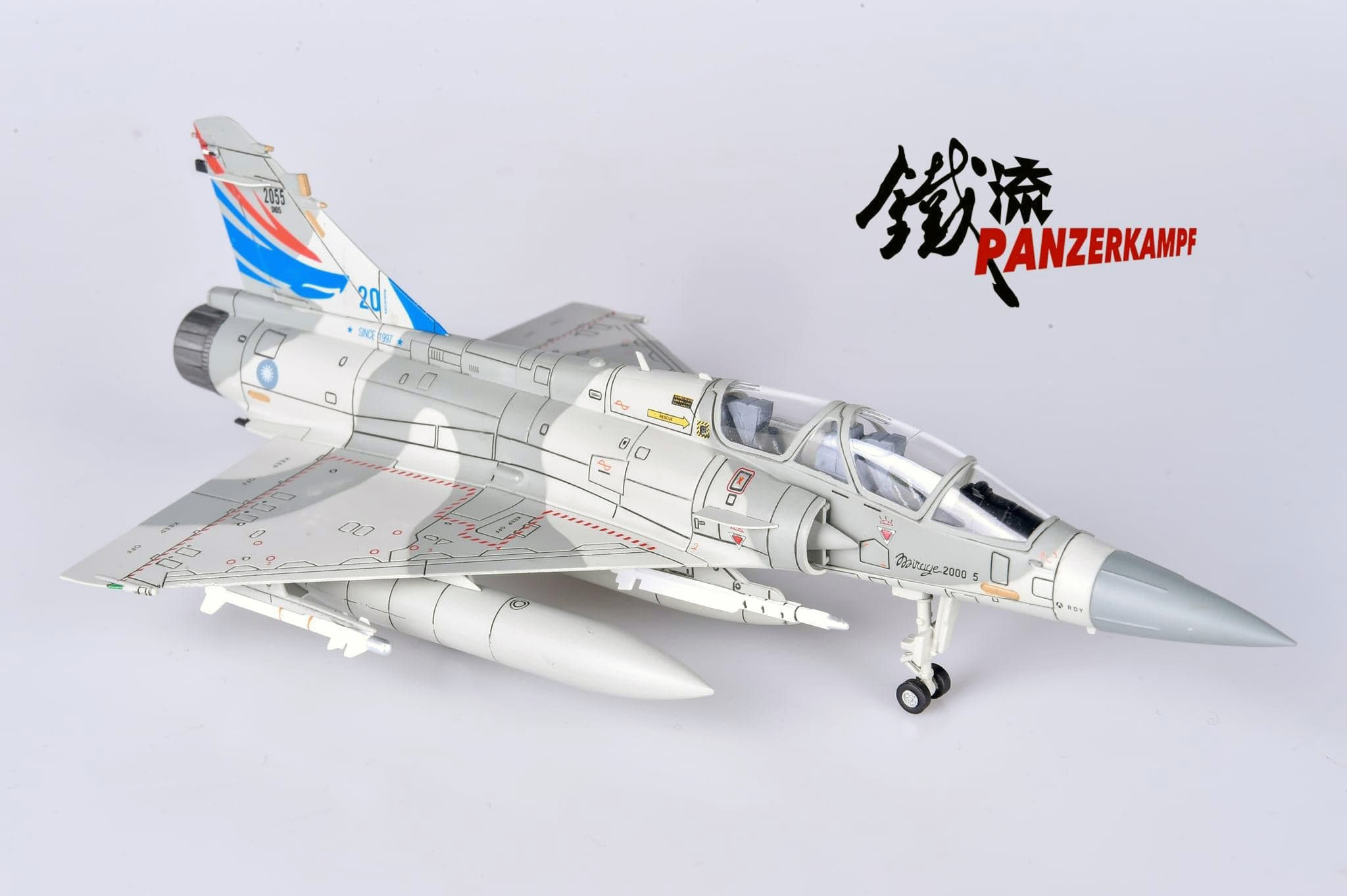 空軍幻象MIRAGE 2000-5DI雙座彩繪戰鬥機14625PC