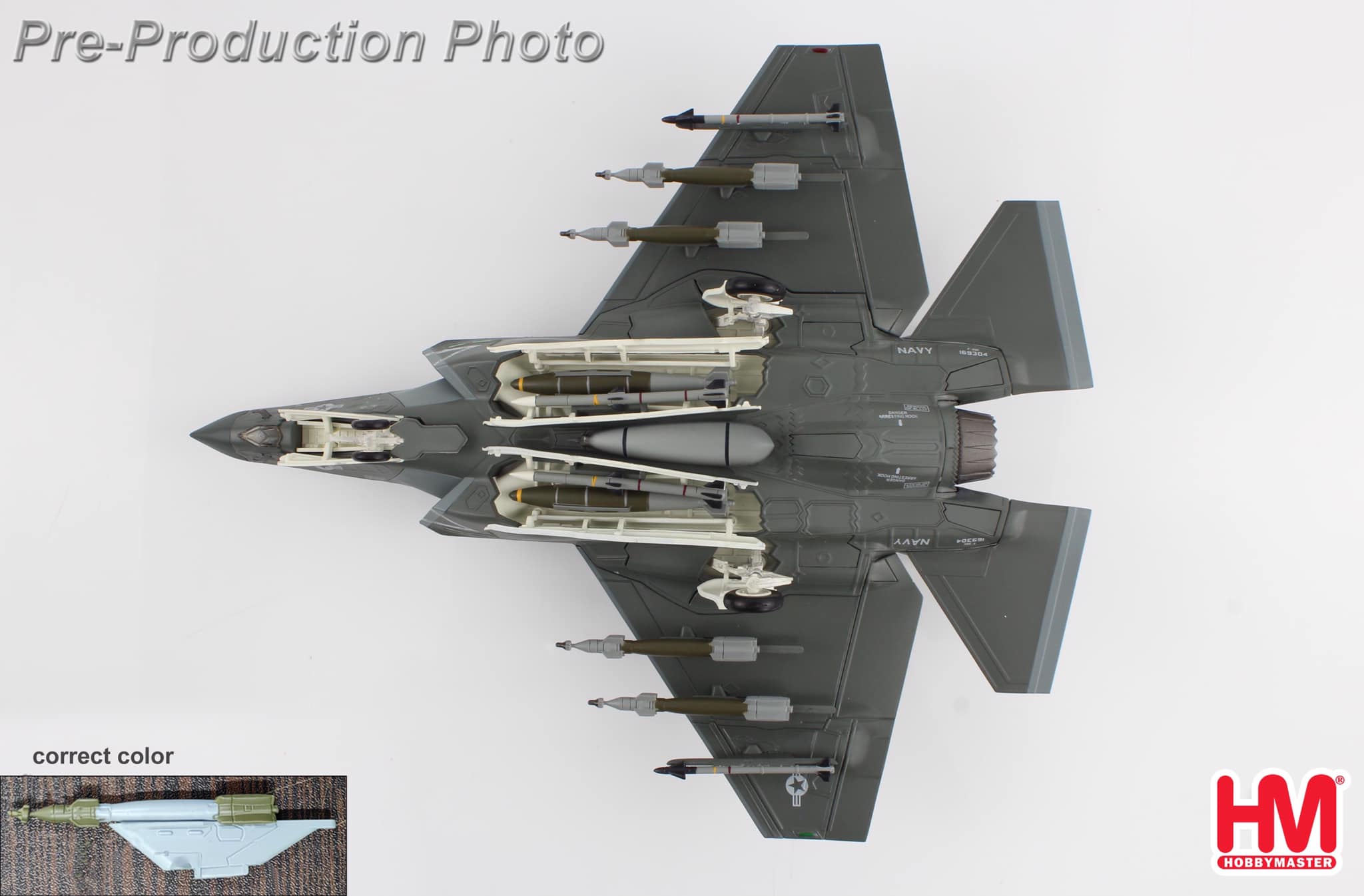 HA6208 美國海軍F-35C VFA-147 ANNUALEX 2021合金模型