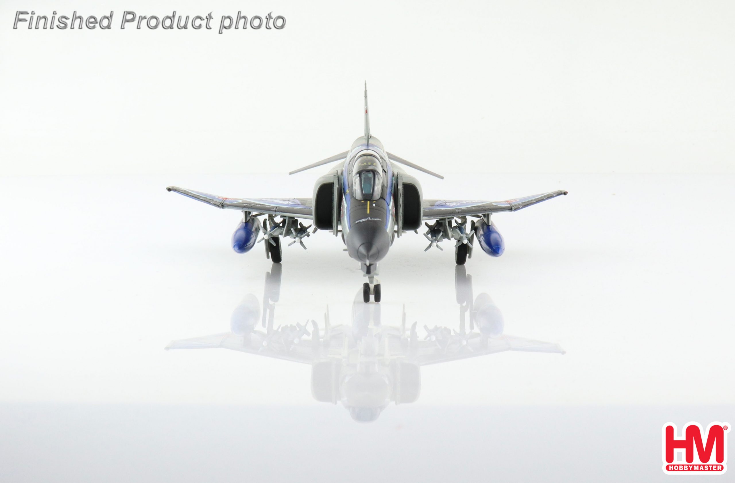 HA19026日本301飛行隊F-4EJ改永遠的幽靈彩繪合金模型1/72成品