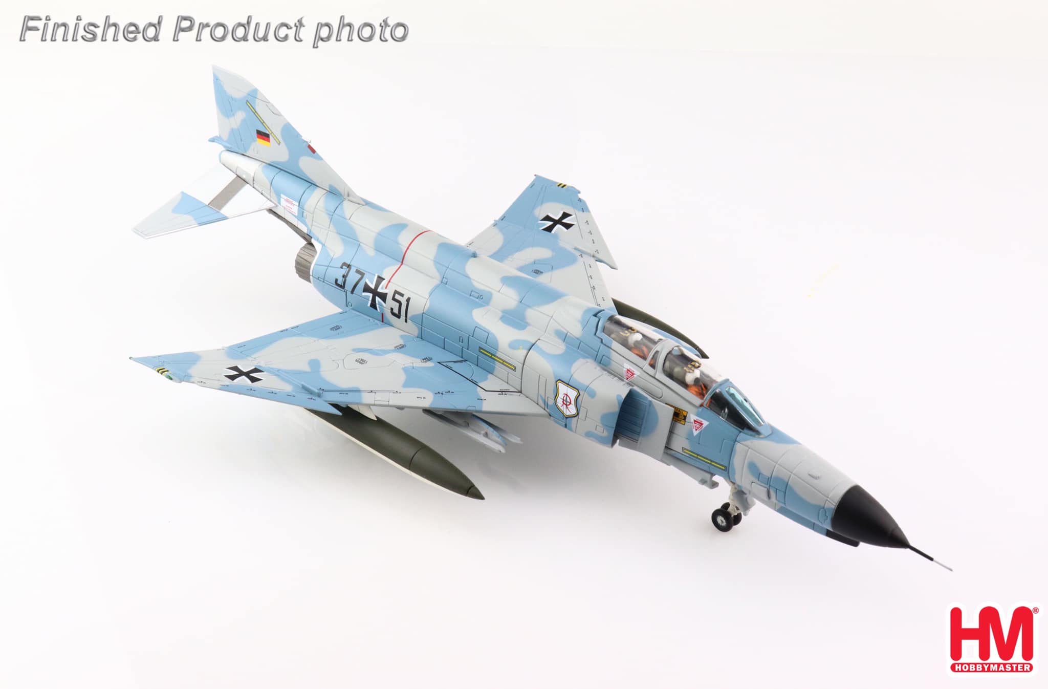 HA19030德國F-4F 37+51 Richthofen Luftwaffe合金模型1/72成品