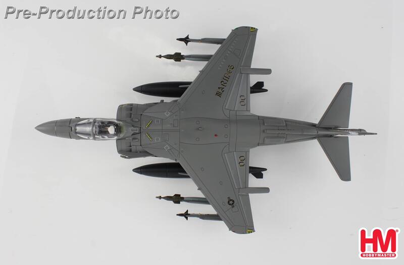 HA2631 美國海軍陸戰隊VMA-542虎AV-8B彩繪合金模型