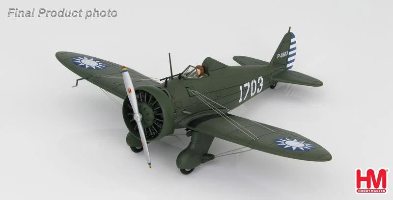 HA7510空軍波音Boeing 281 P-26南京戰場1/48成品模型