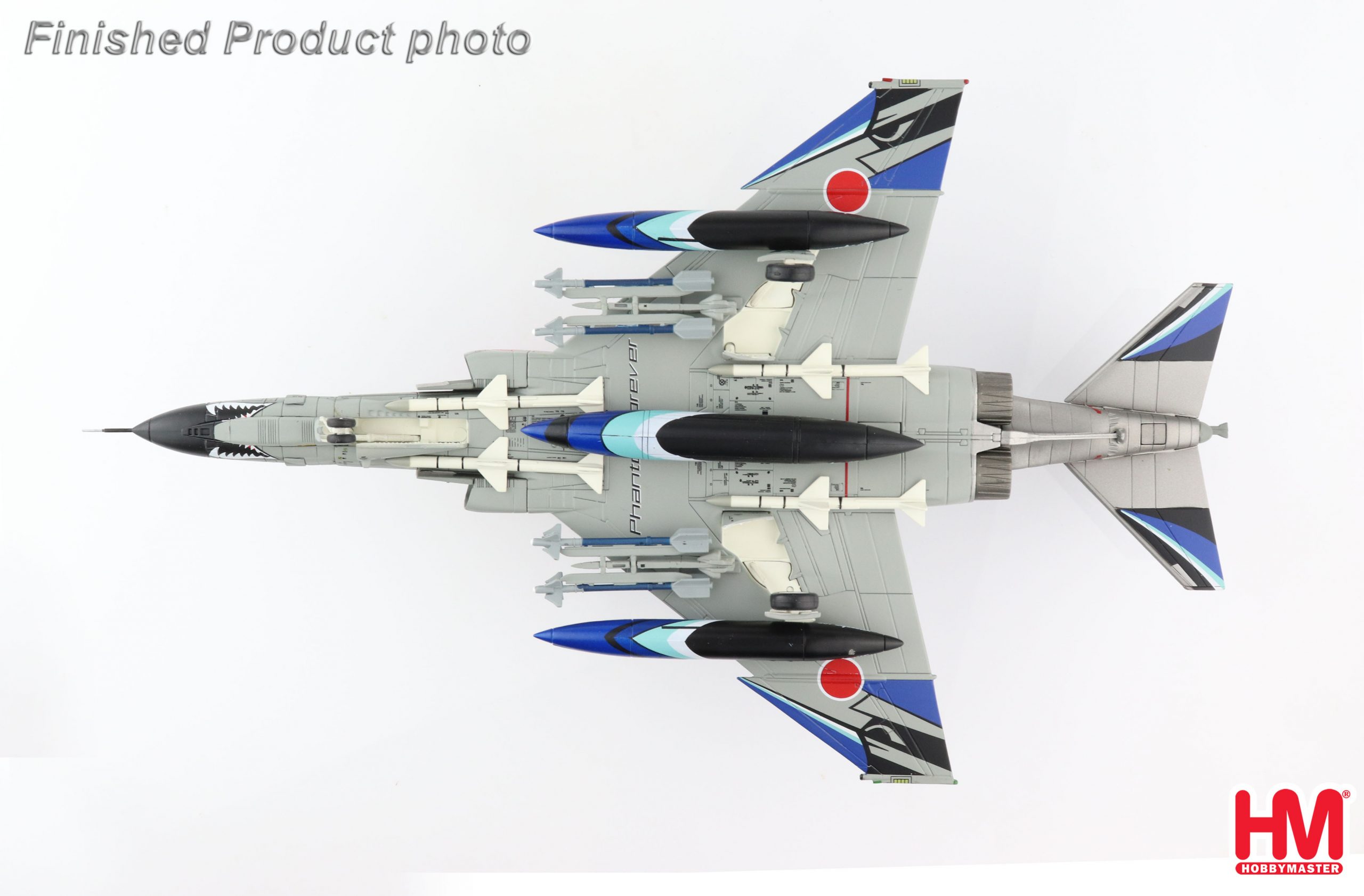 HA19026日本301飛行隊F-4EJ改永遠的幽靈彩繪合金模型1/72成品