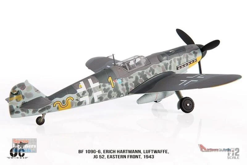 JCW-72-BF109-001  BF-109G梅塞施密特德國空軍成品模型